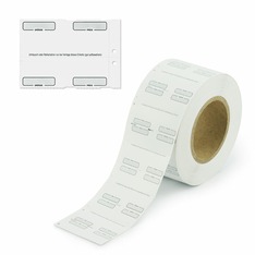 1.000, 75x50,8mm Thermotransfer Kartonetiketten, auf Rolle