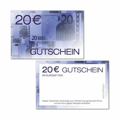 Geldgutscheine -20 €-